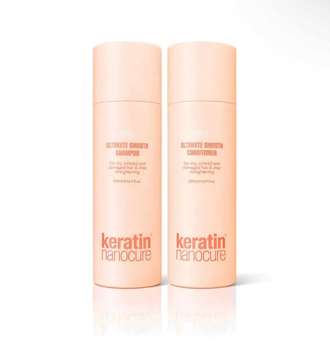 Nanocure Keratin Ultimate Smooth Hair Set (Shampoo 500ml, Conditioner 500ml)