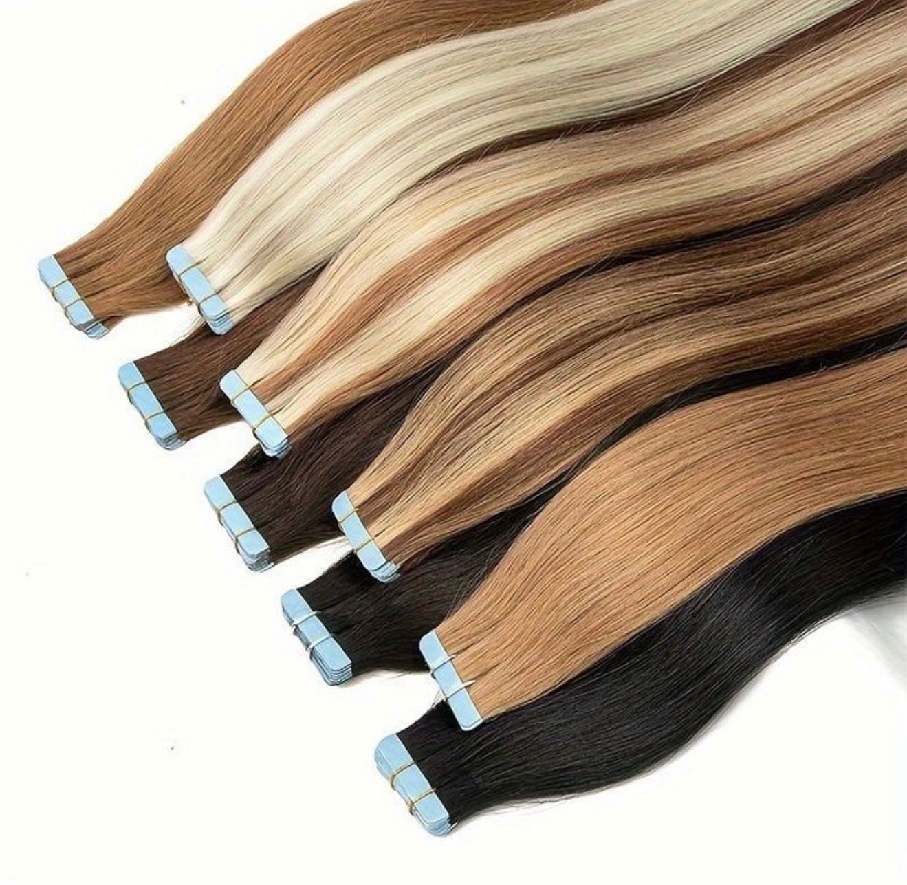 TAPE IN HAIR EXTENSIONS