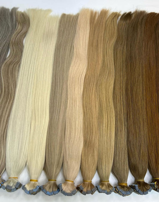 Tape-in Extensions 100% Slavic Human Hair
