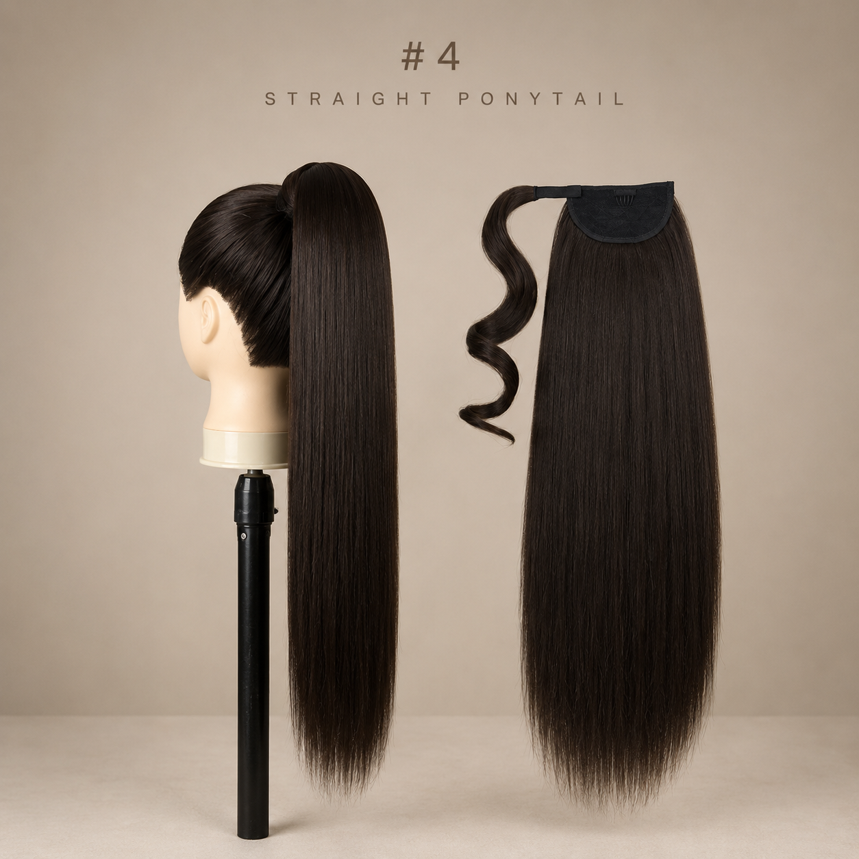 Kanekalon Straight Ponytail 28inc