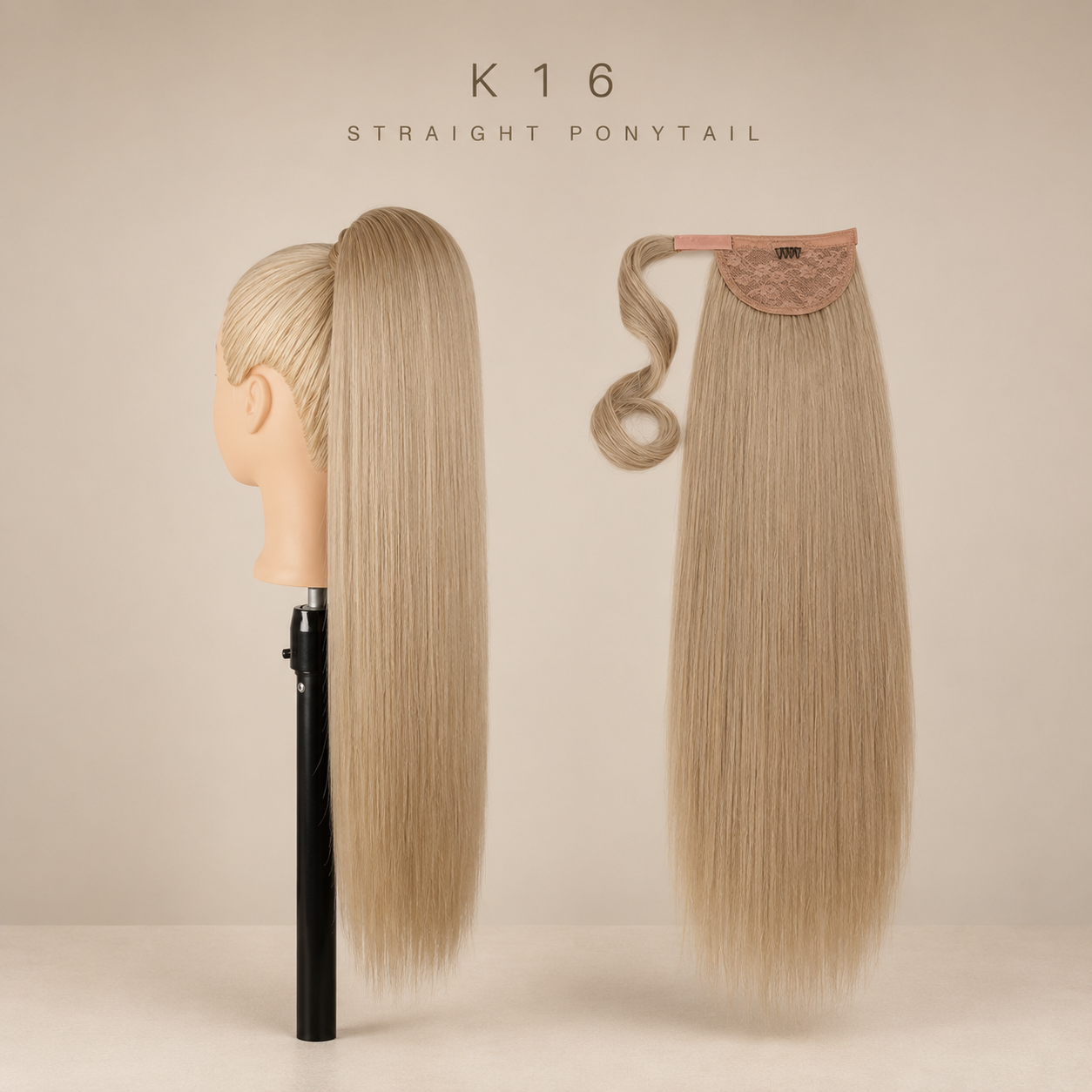 Kanekalon Straight Ponytail 28inc