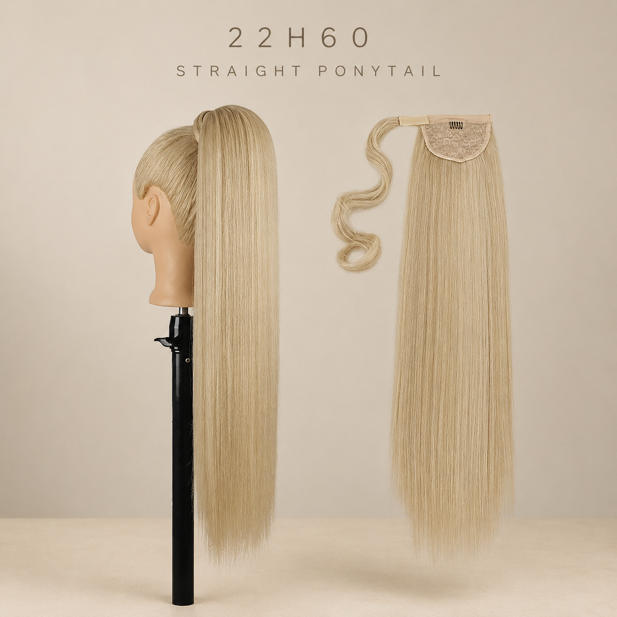 Kanekalon Straight Ponytail 28inc