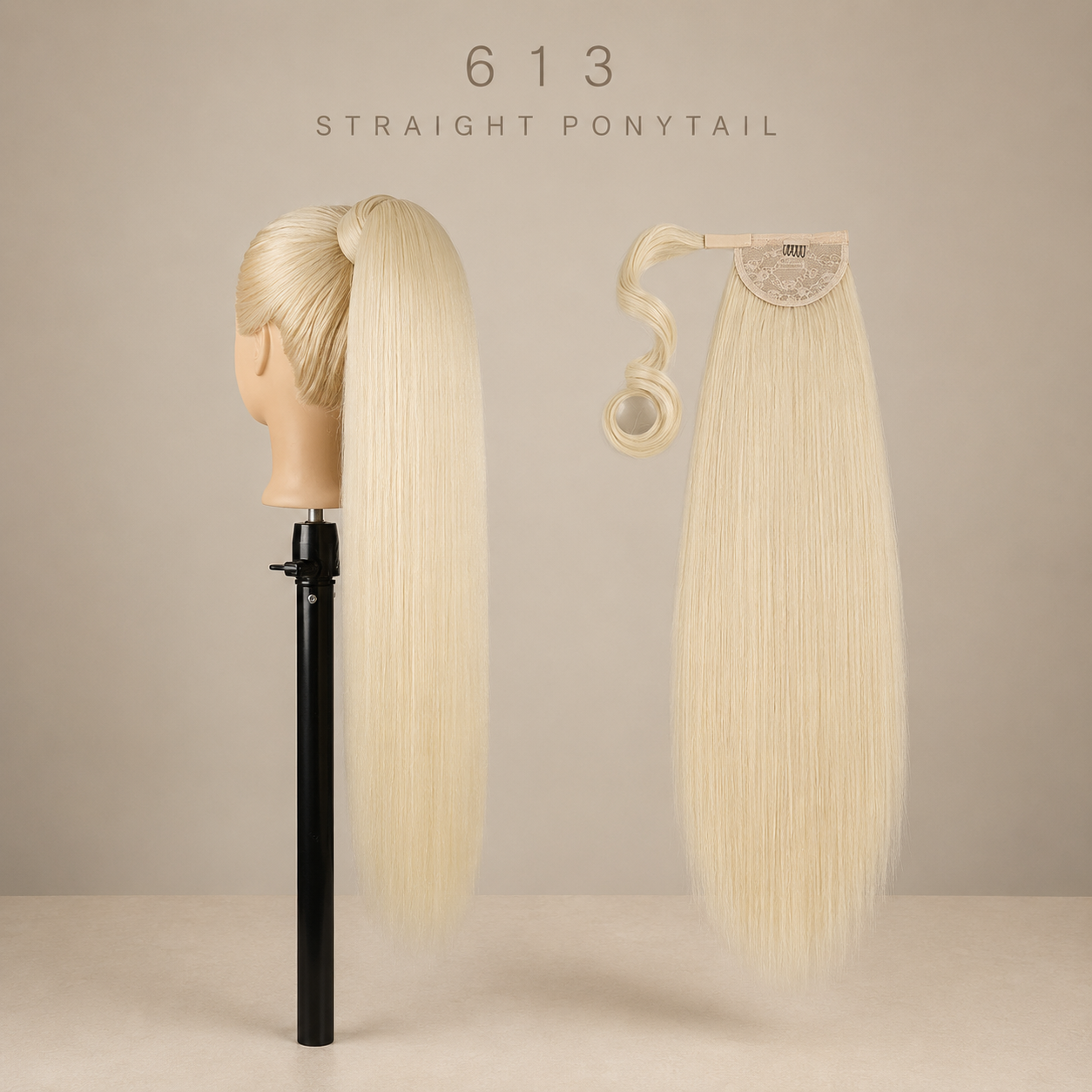 Kanekalon Straight Ponytail 28inc
