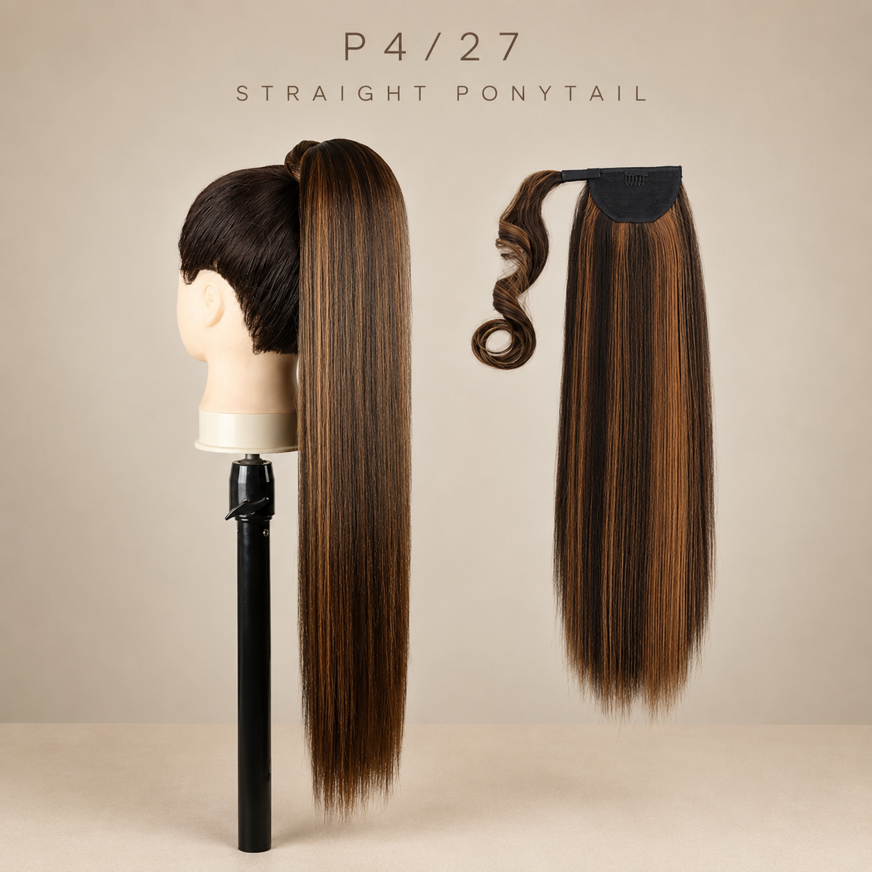 Kanekalon Straight Ponytail 28inc