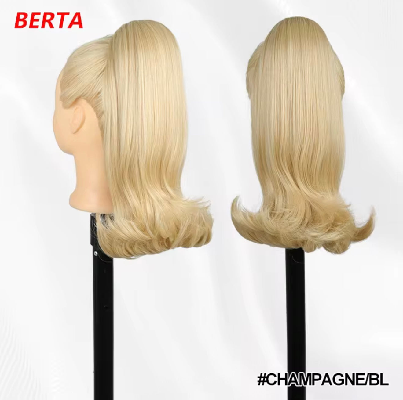 BERTA Drawstring ponytail
