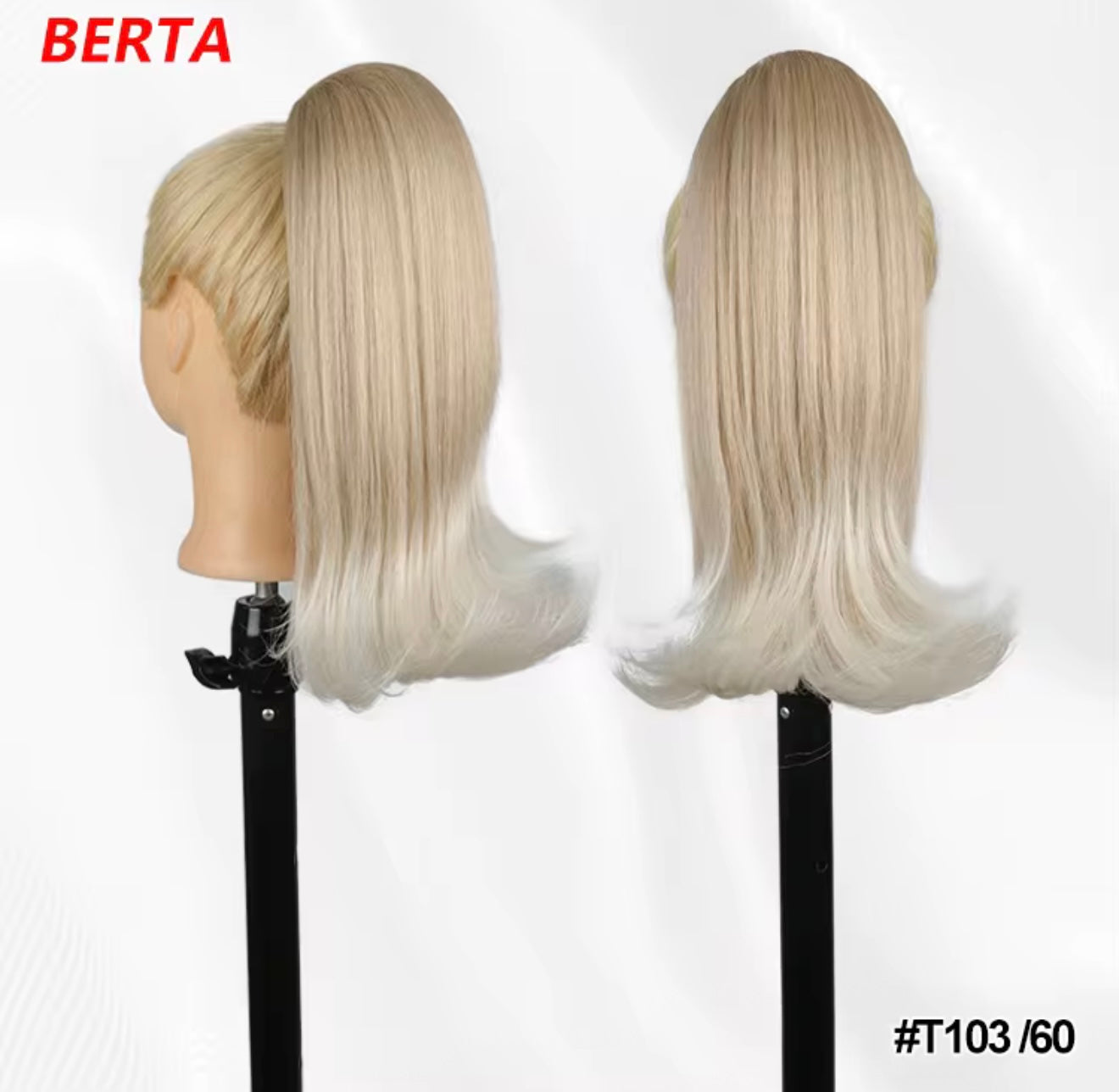 BERTA Drawstring ponytail