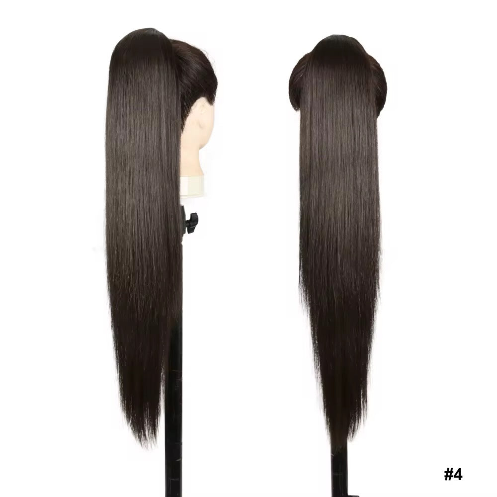 NAYA Luxury Hair Drawstring Ponytail – Yaki Straight 70cm