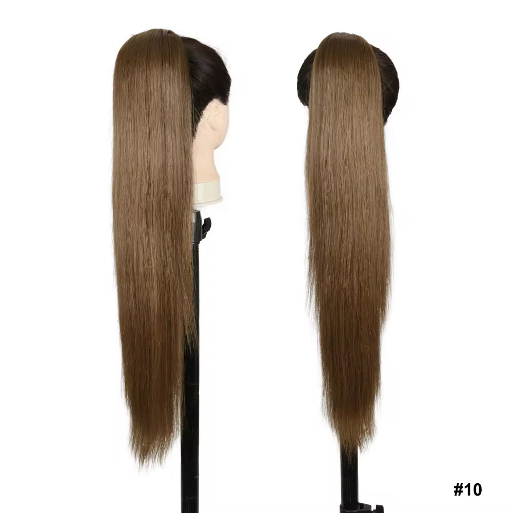 NAYA Luxury Hair Drawstring Ponytail – Yaki Straight 70cm