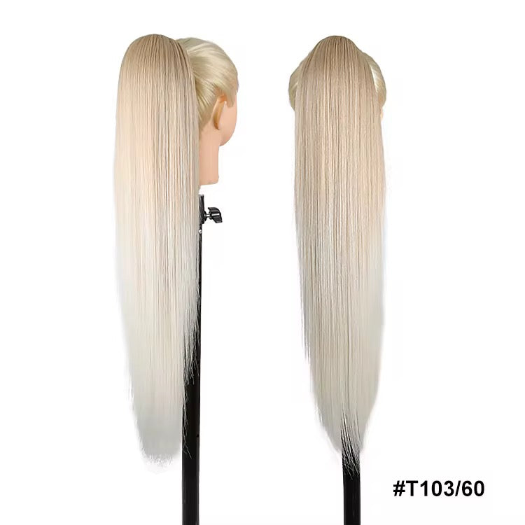 NAYA Luxury Hair Drawstring Ponytail – Yaki Straight 70cm