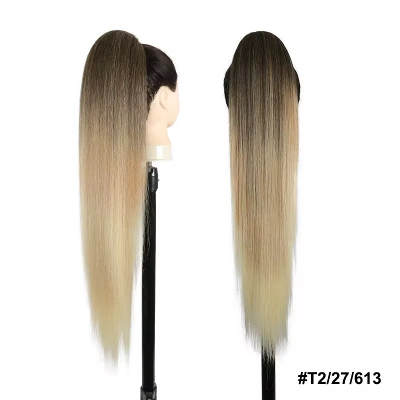 NAYA Luxury Hair Drawstring Ponytail – Yaki Straight 70cm
