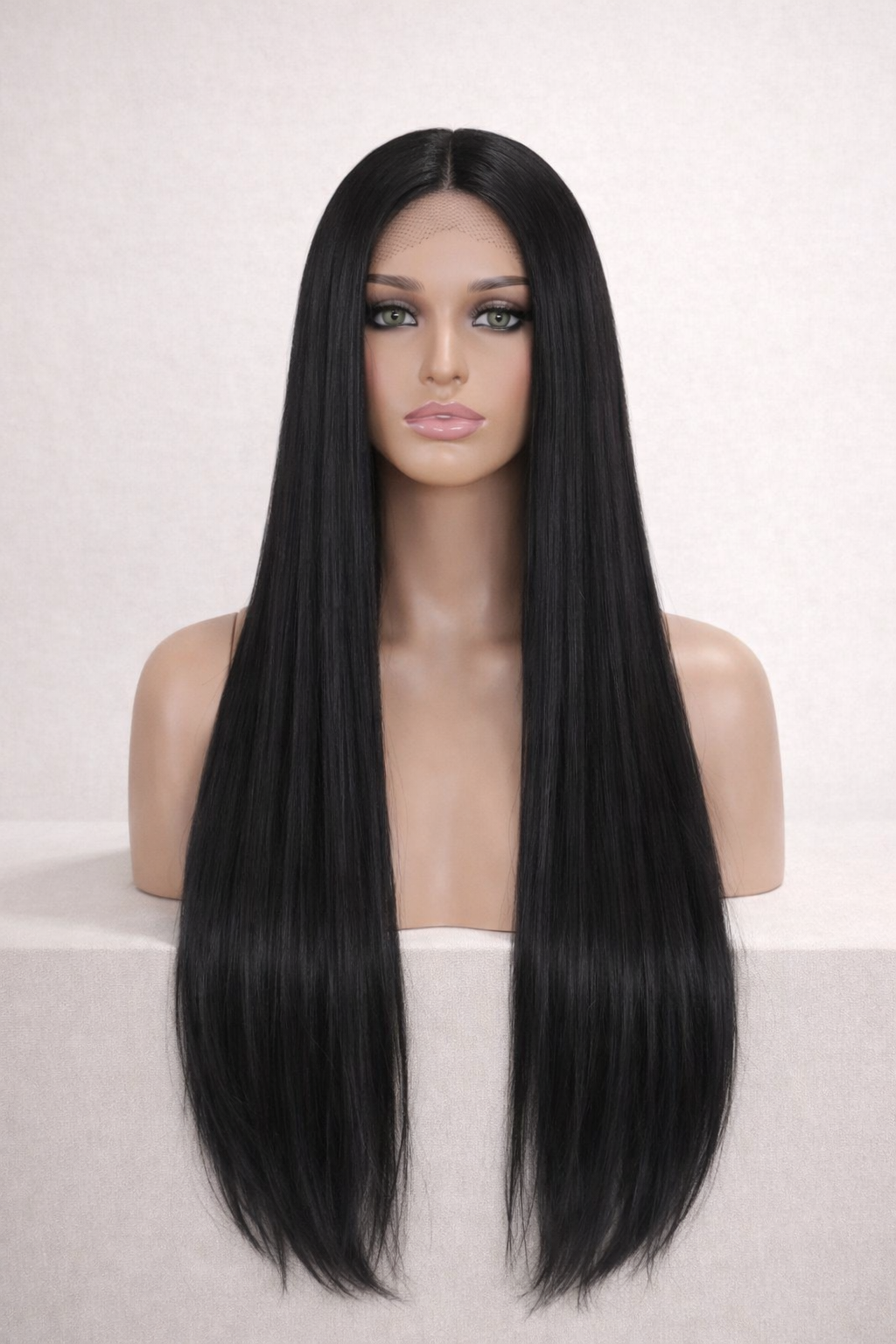 Περούκα φυσική τρίχα / black